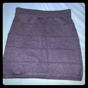 Sweater mini skirt